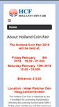 Mobile Screenshot of hollandcoinfair.nl