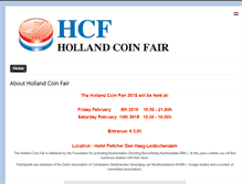 Tablet Screenshot of hollandcoinfair.nl